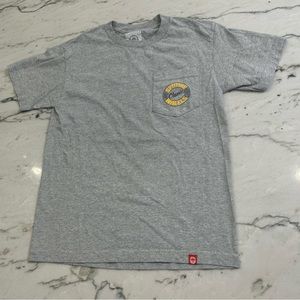 Grey Spitfire skater shirt small